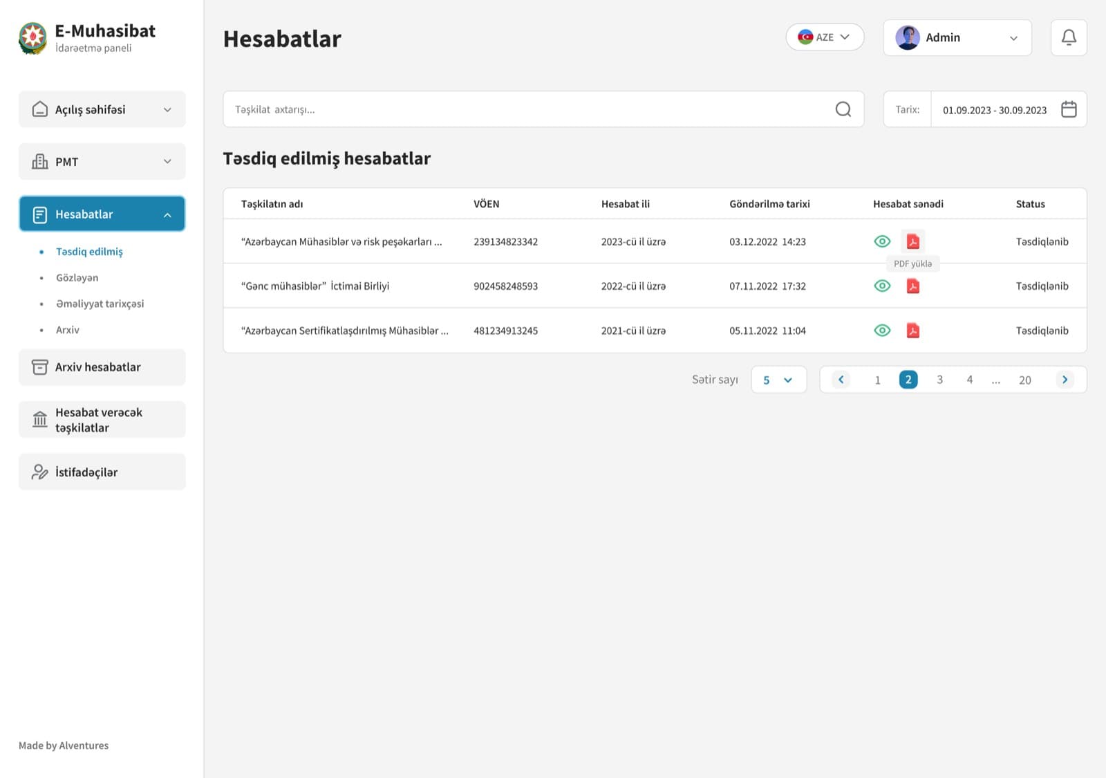 e-accounting — Multi-portal Accounting Platform