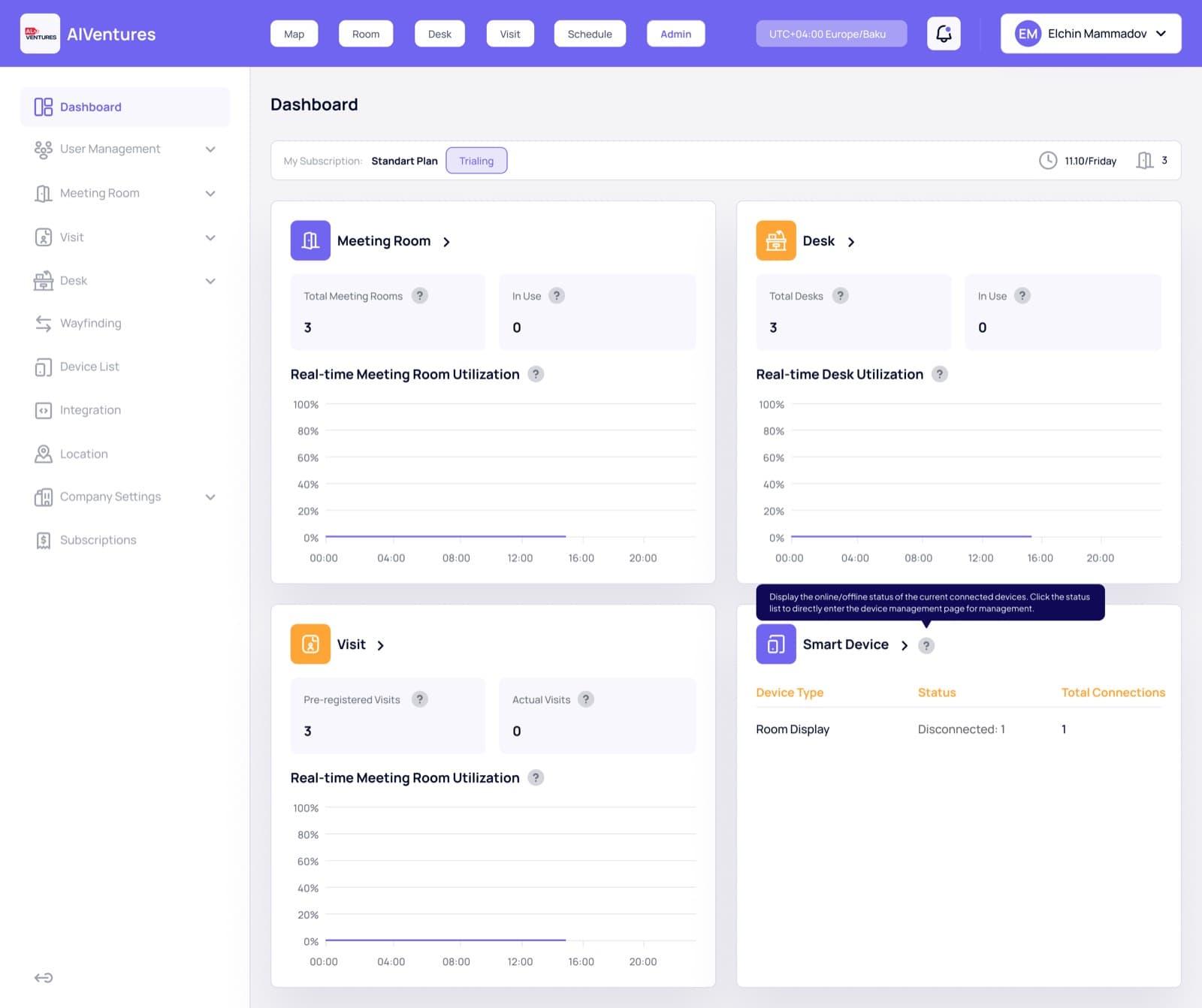 Meetset — Workplace & Meeting Room Management Platform